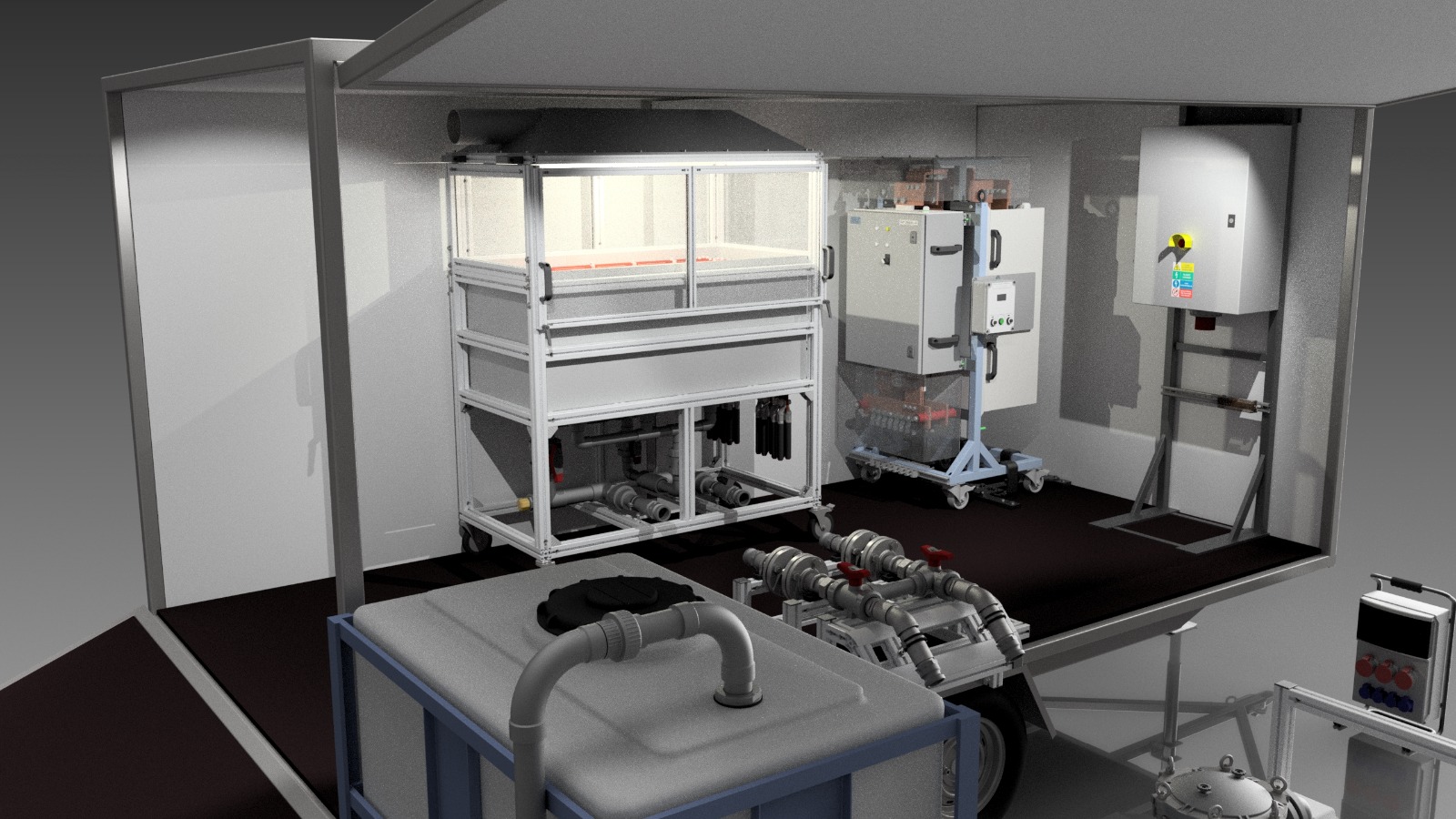 SmartMic industrial water treatment unit